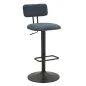 Hoker Barowy LIGHT NAVY 41x47,5x85-106,5 cm (siedzenie 61-83 cm) ZESTAW 2 SZT